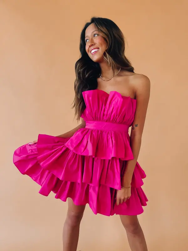 Delanie Strapless Mini Dress