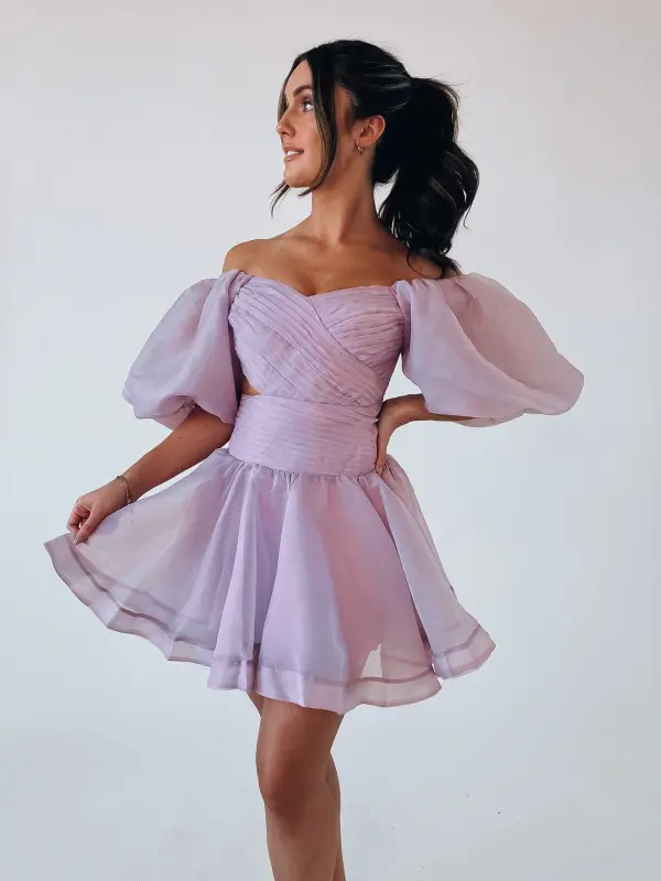 Kaylor Lavender Mini Dress